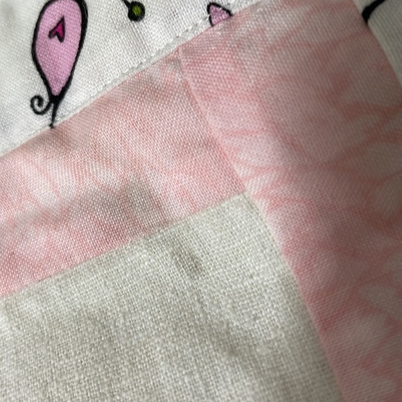 XLarge handcrafted embroidered quilted tote - Picture 7 of 7